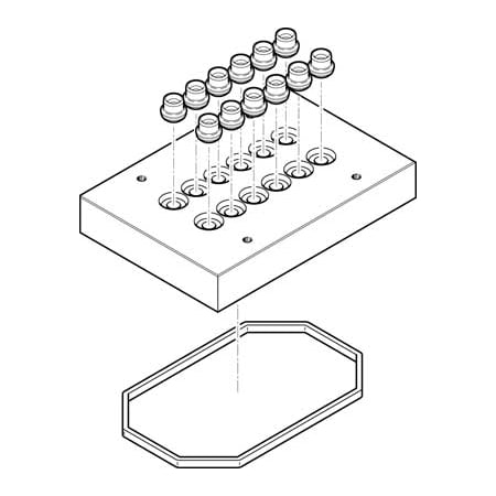 Festo Multi-Pin Plug CPV14-VI-P6-1/8-D CPV14-VI-P6-1/8-D